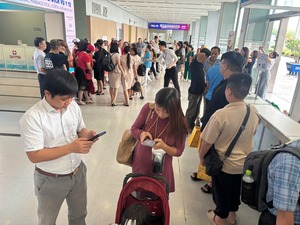 展会现场人流